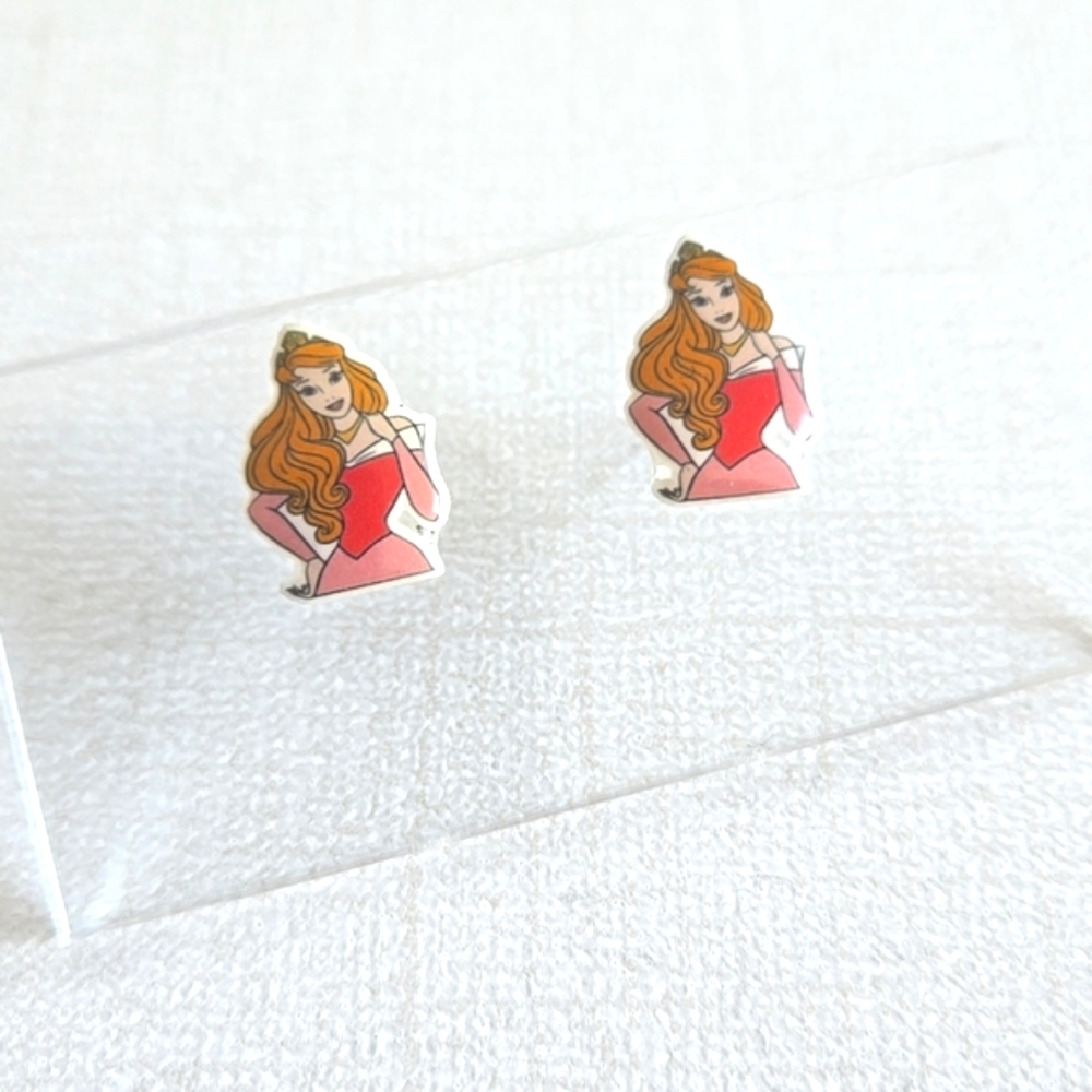 Disney Pixar Epoxy Studs - Aurora from Sleeping Beauty